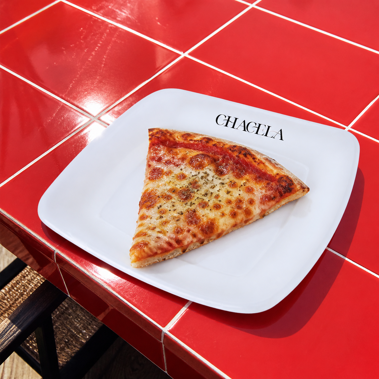 Assiette Carrée Translucide PP Personnalisable