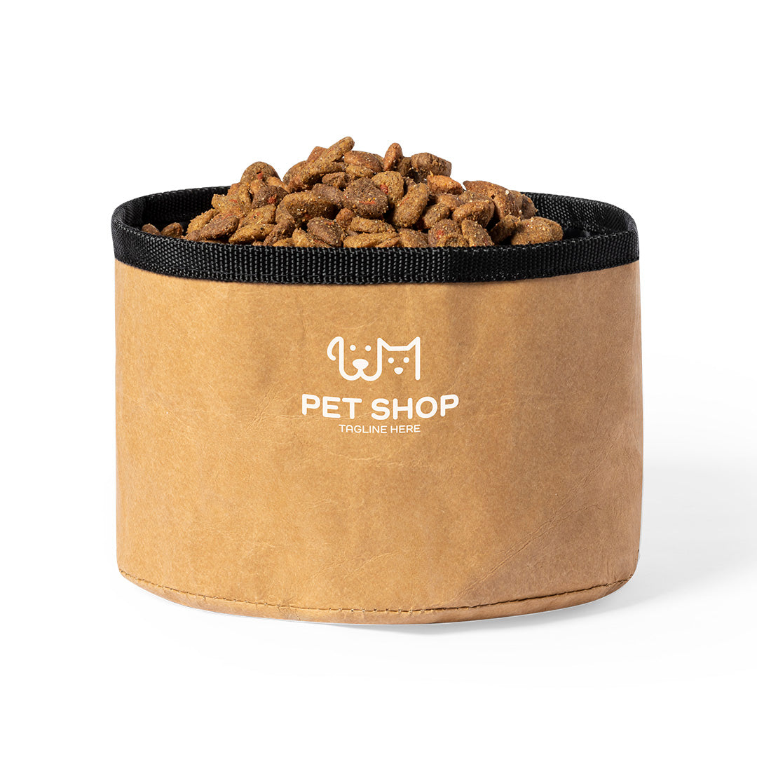 Gamelle Pliable Papier Recyclé 1.3L Personnalisable