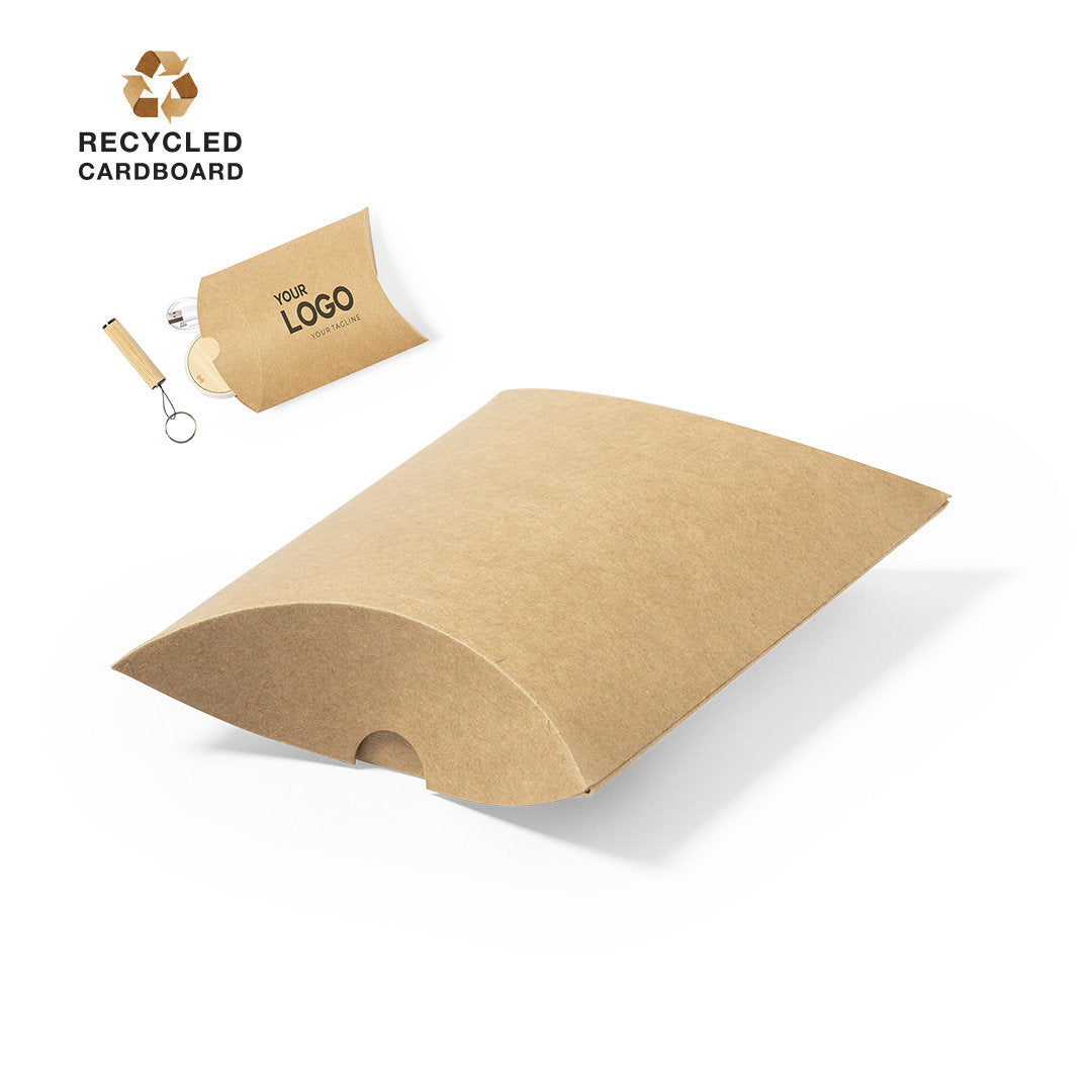 Coffret Cadeau Kraft 15x13cm Carton Recyclé Personnalisable