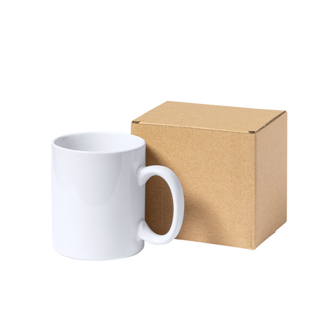 Coffret Cadeau Kraft Mug Carton Recyclé Personnalisable