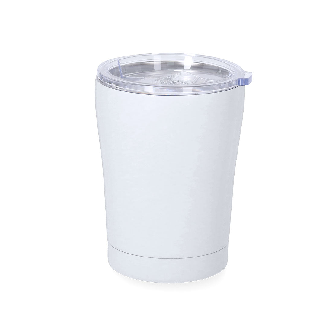 Verre Thermique Inox 350ml Caoutchouc Personnalisable