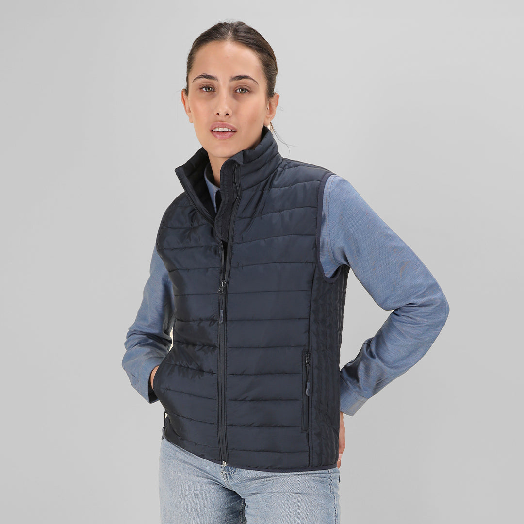 Gilet Matelassé Femme - Coupe-Vent Polyester Personnalisable