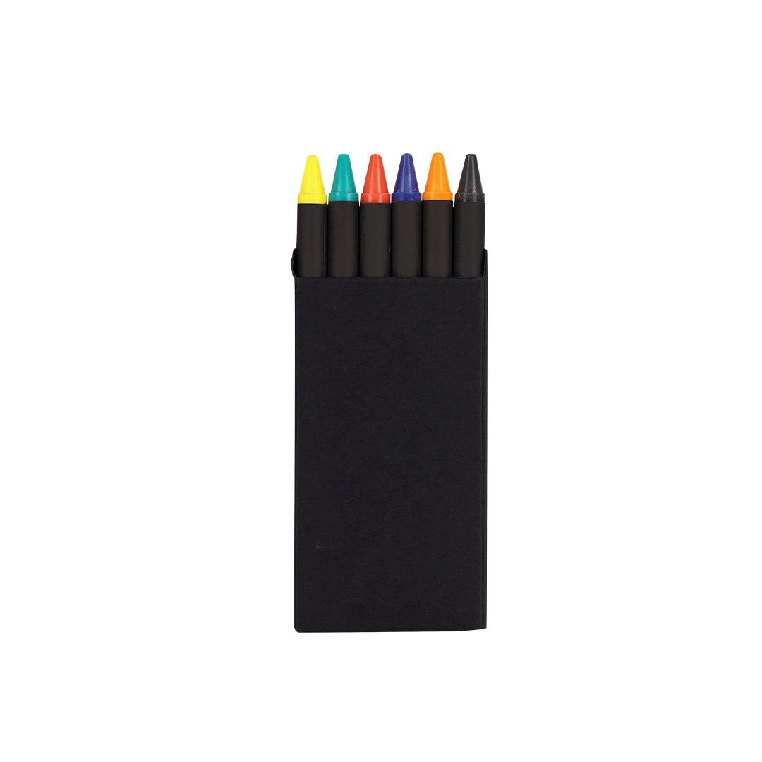Boîte de Crayons Cire Carton 6 Pièces Personnalisable