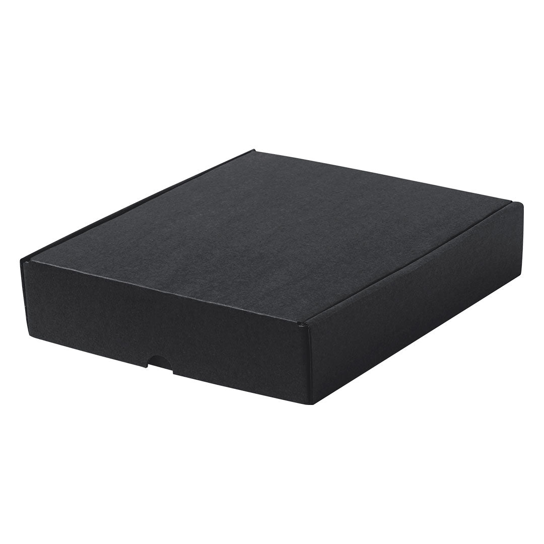 Coffret Cadeau Noir 21x25cm Carton Recyclé Personnalisable