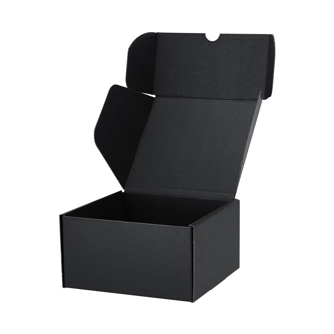 Coffret Cadeau Noir 16x15cm Carton Recyclé Personnalisable