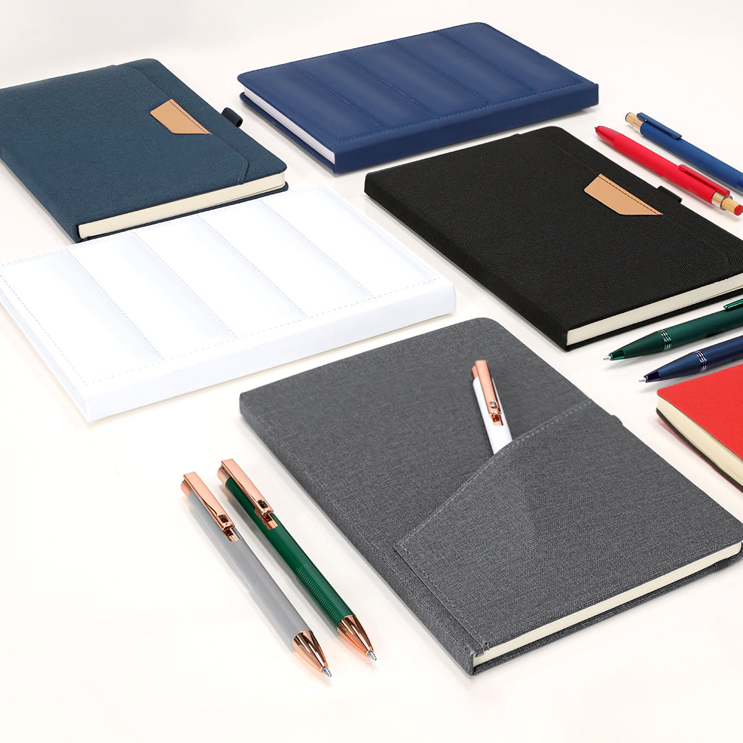 Bloc-Notes A5 Matelassé Simili-cuir Personnalisable