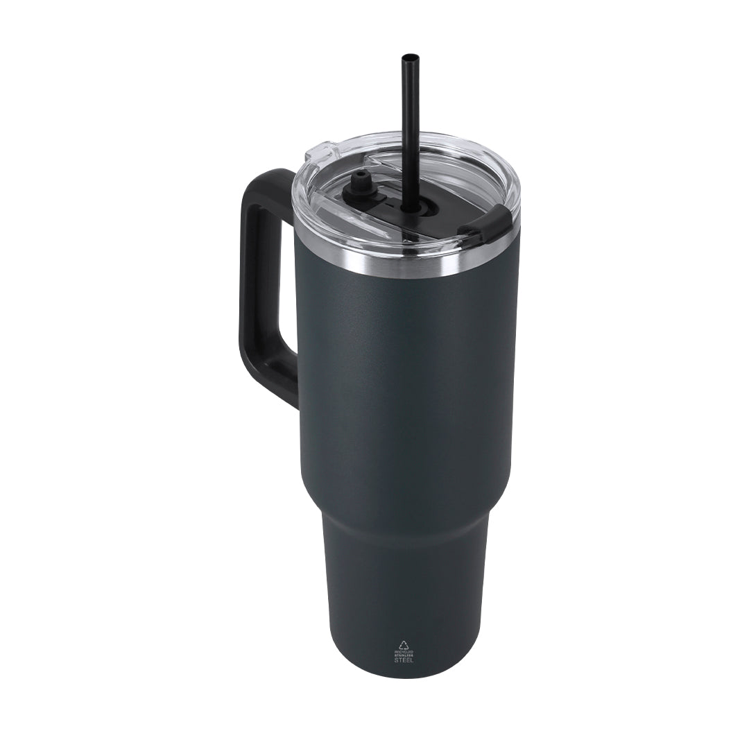 Carafe Isotherme Inox Recyclé 1.2L Personnalisable