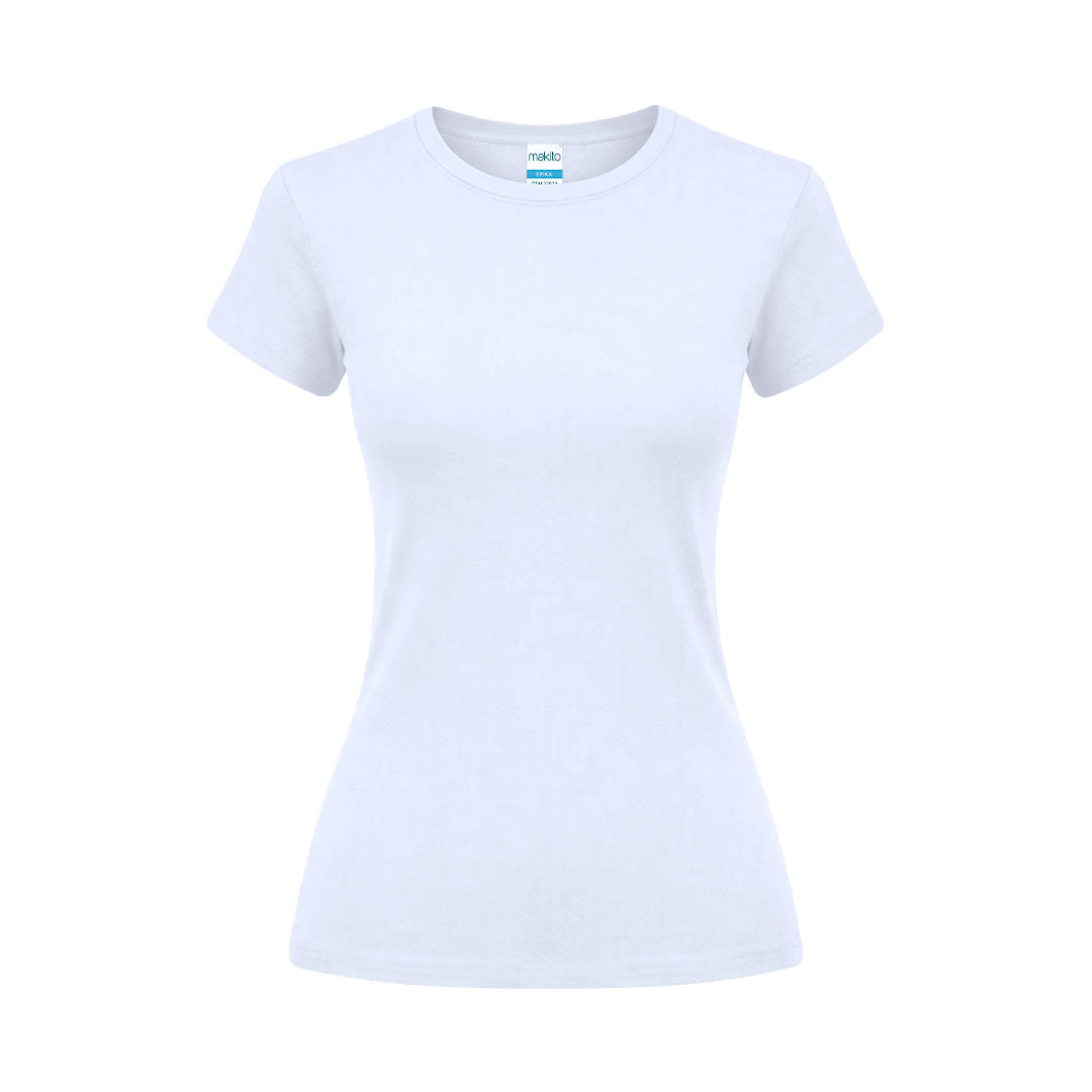 T-Shirt Femme Blanc Coton Personnalisable