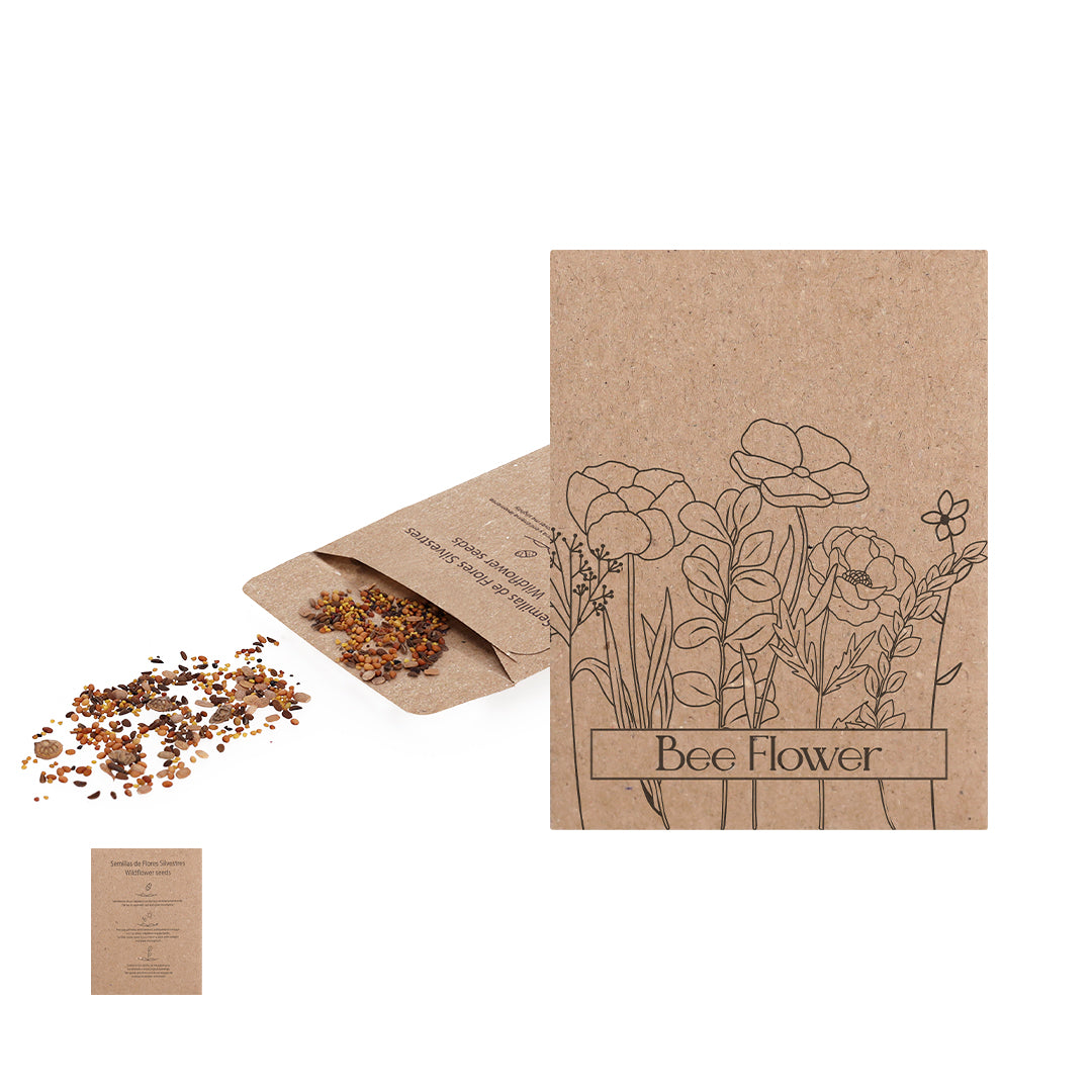 Sachet Fleuri Éco-Responsable Carton Personnalisable