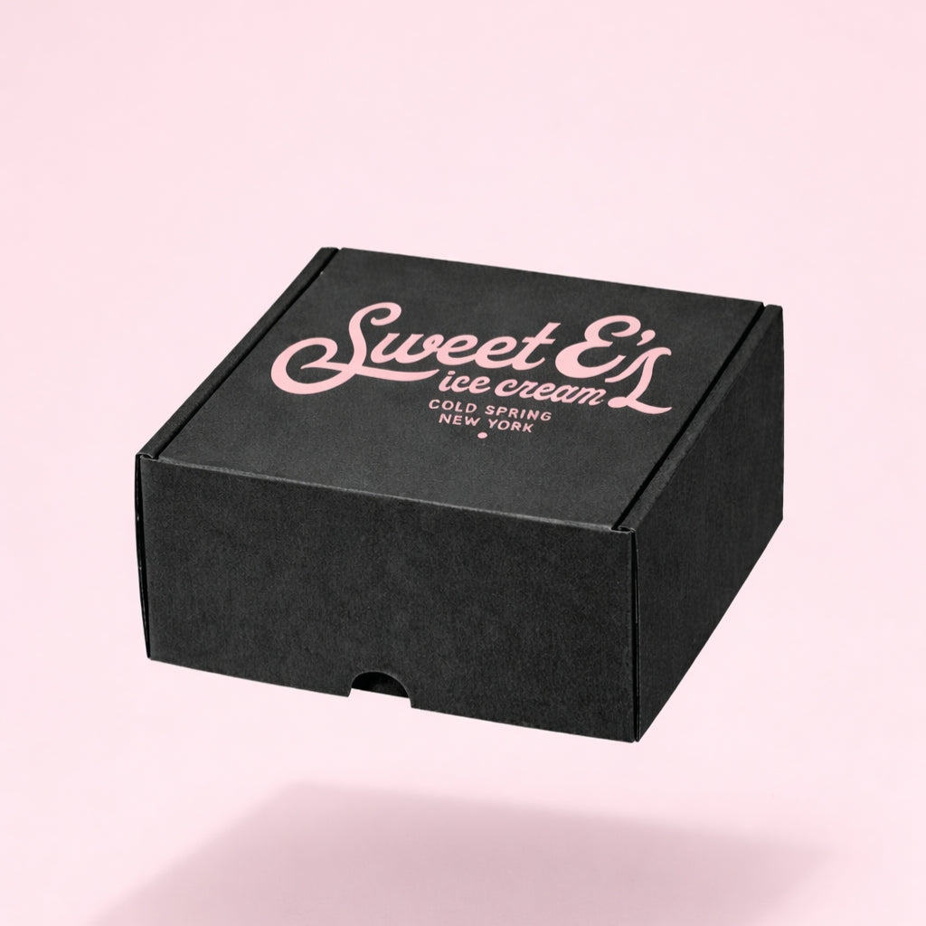 Coffret Cadeau Noir 16x15cm Carton Recyclé Personnalisable