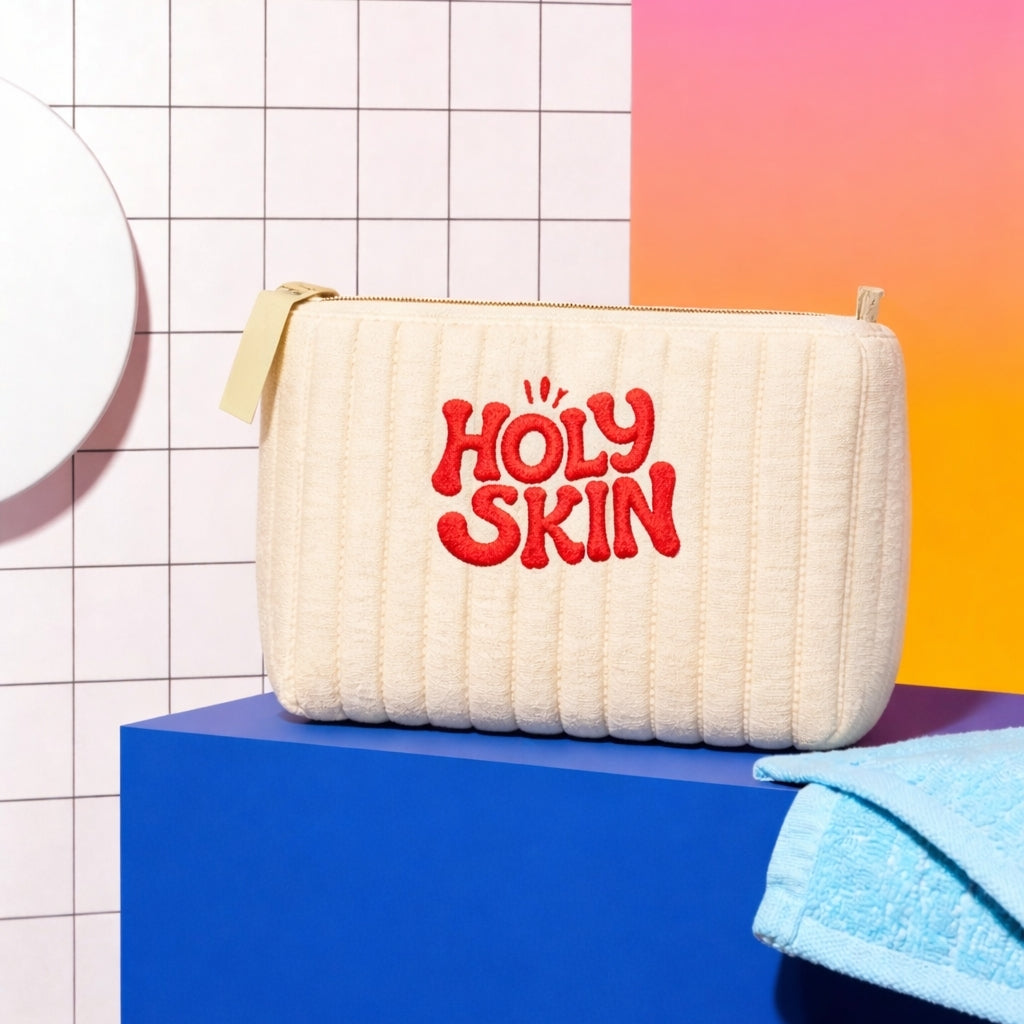 Trousse Gaze de Coton - Doublure Rembourrée Personnalisable