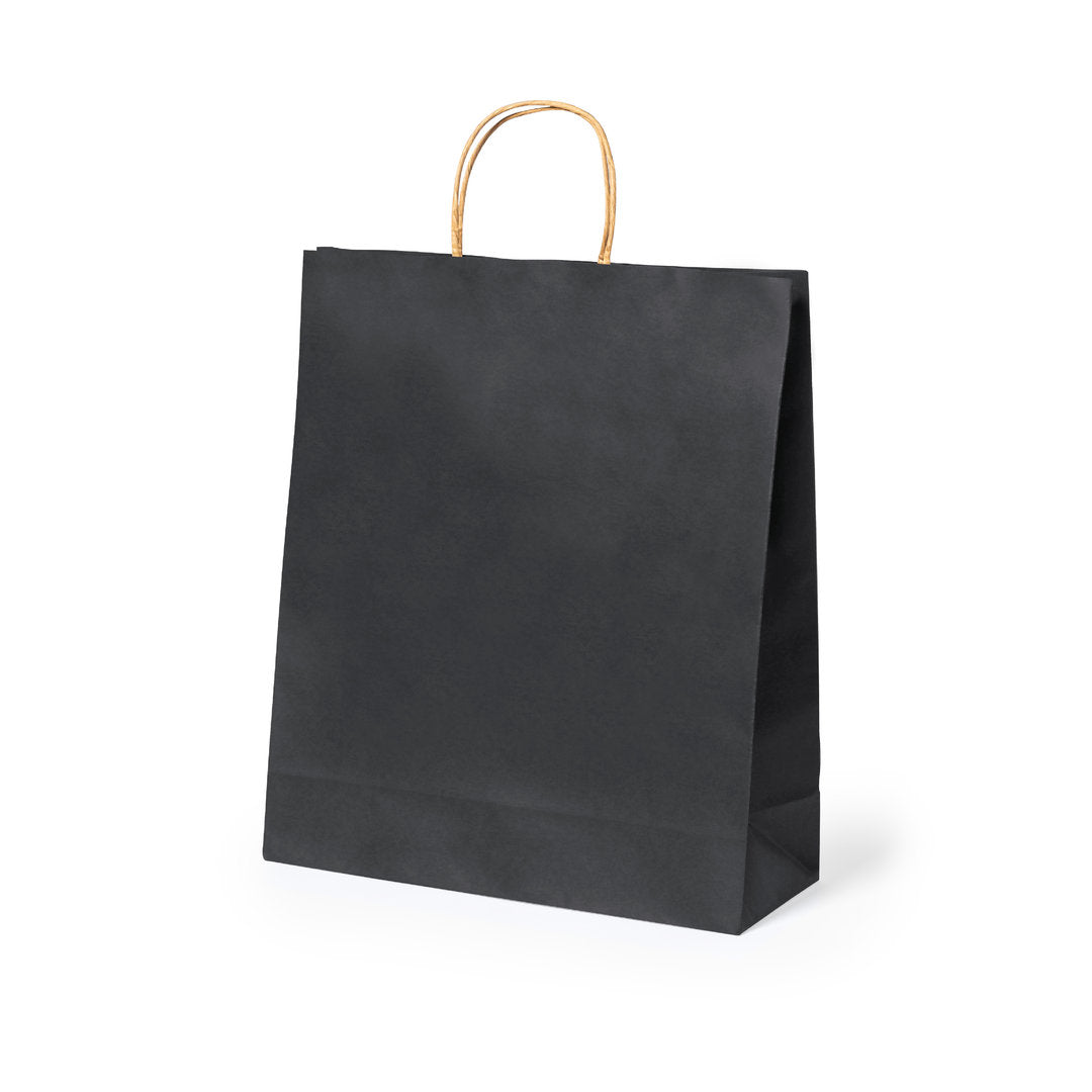 Sac Papier Noir 32x40cm Personnalisable