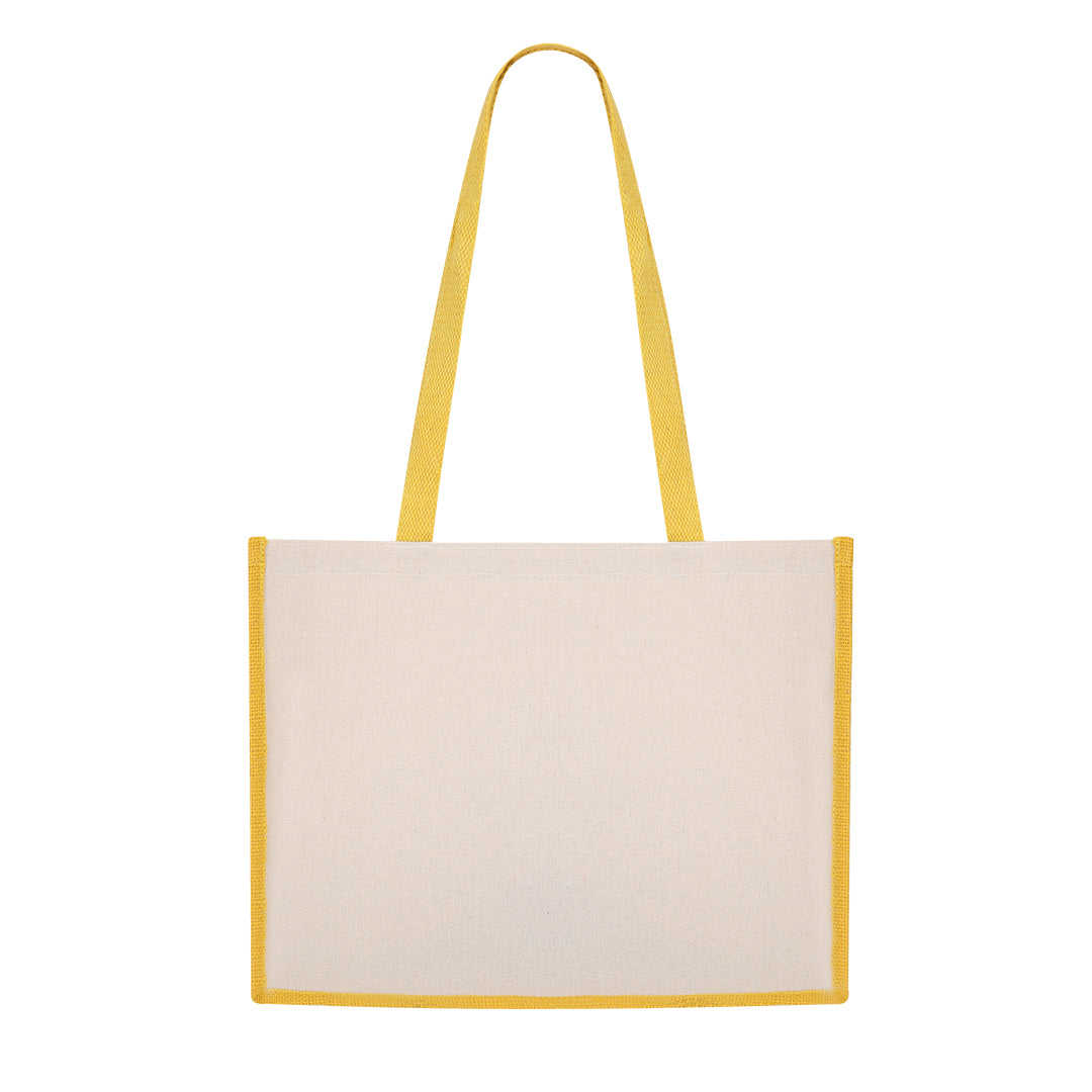 Tote Bag Jute Laminé 39cm Personnalisable