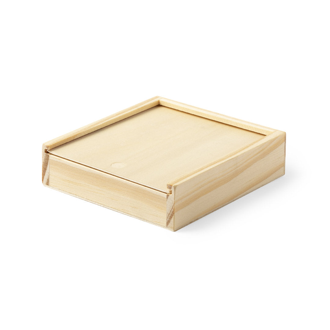 Coffret Cartes et Dés Bois Personnalisable