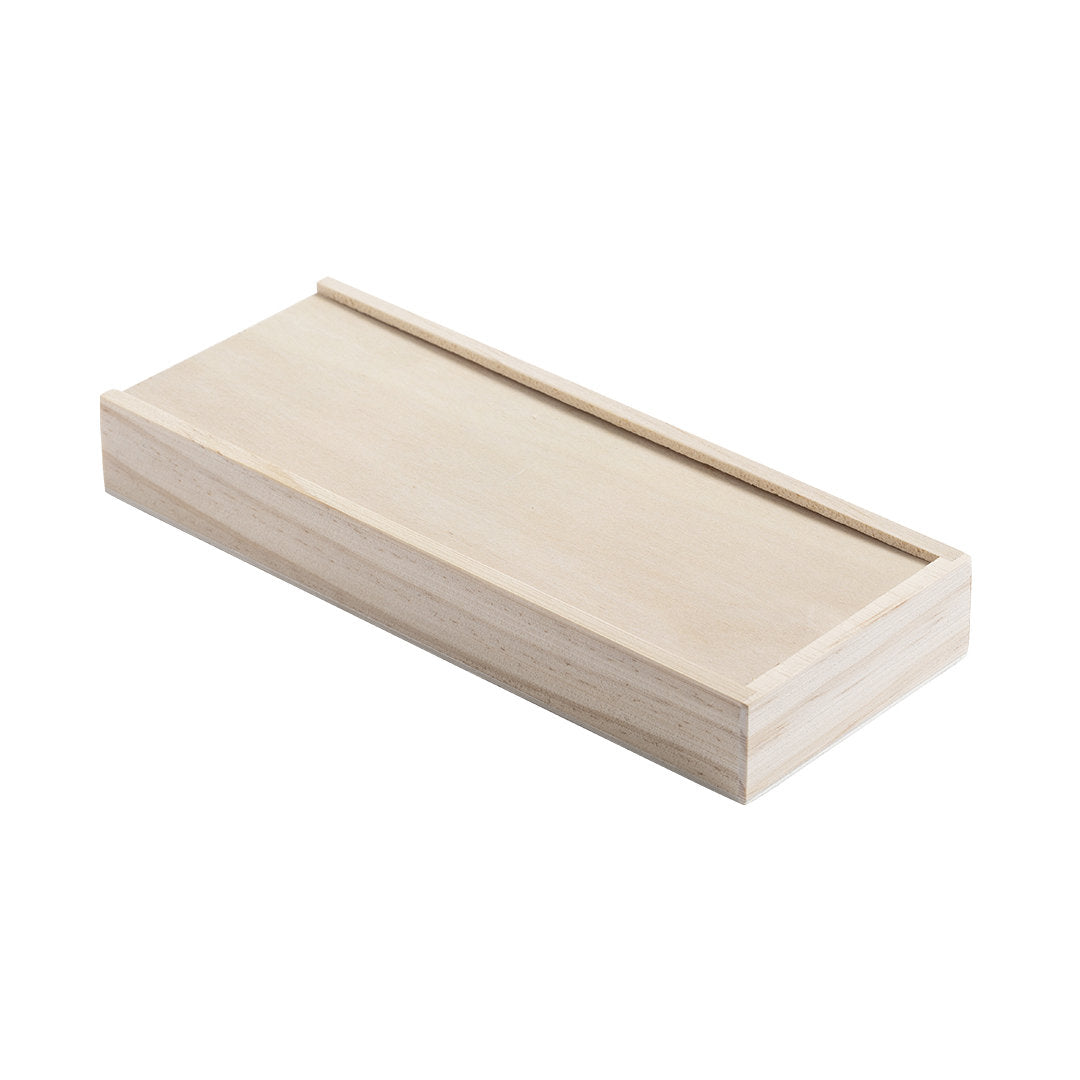 Coffret Cartes et Dominos Bois Personnalisable