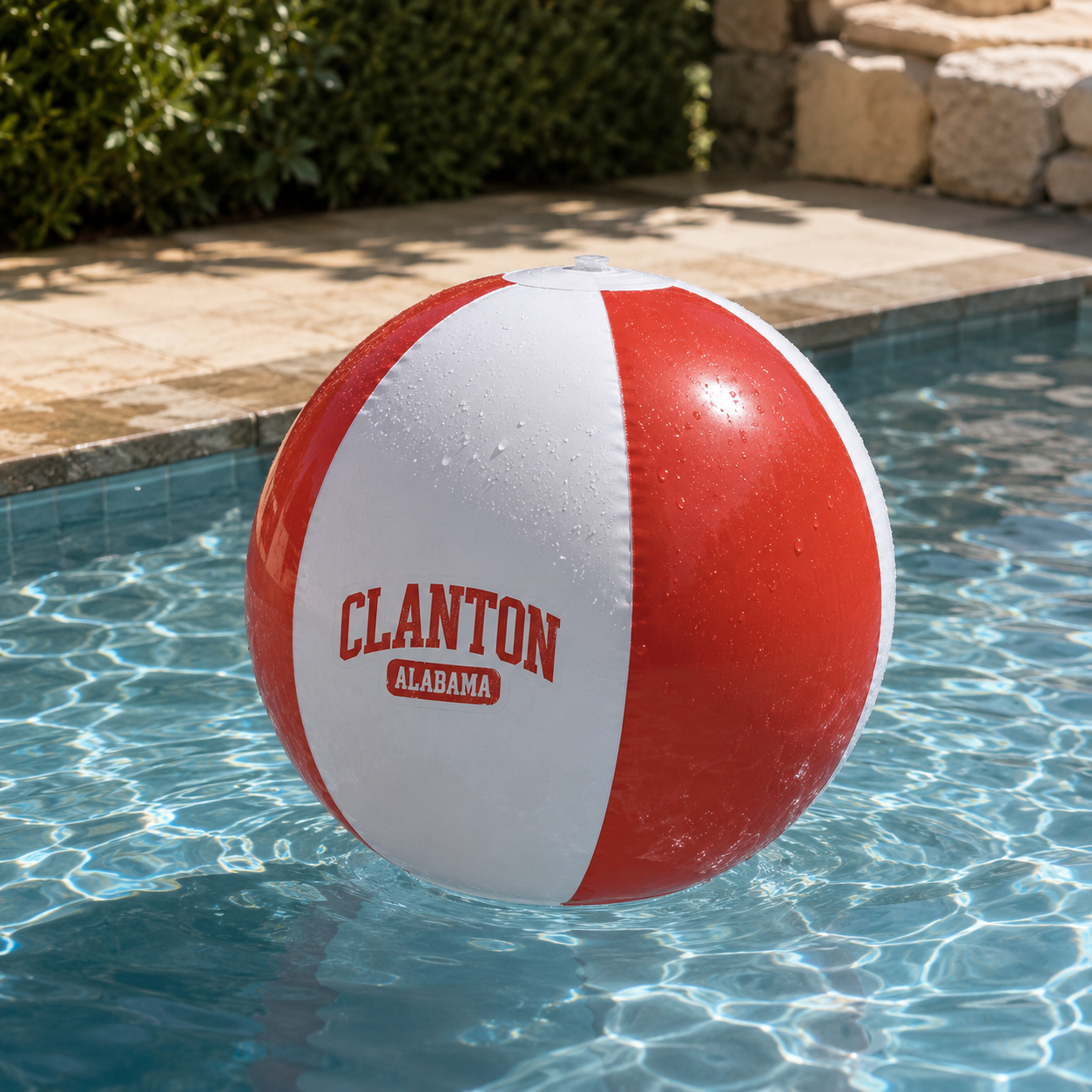 Ballon Gonflable Bicolore Plastique Personnalisable