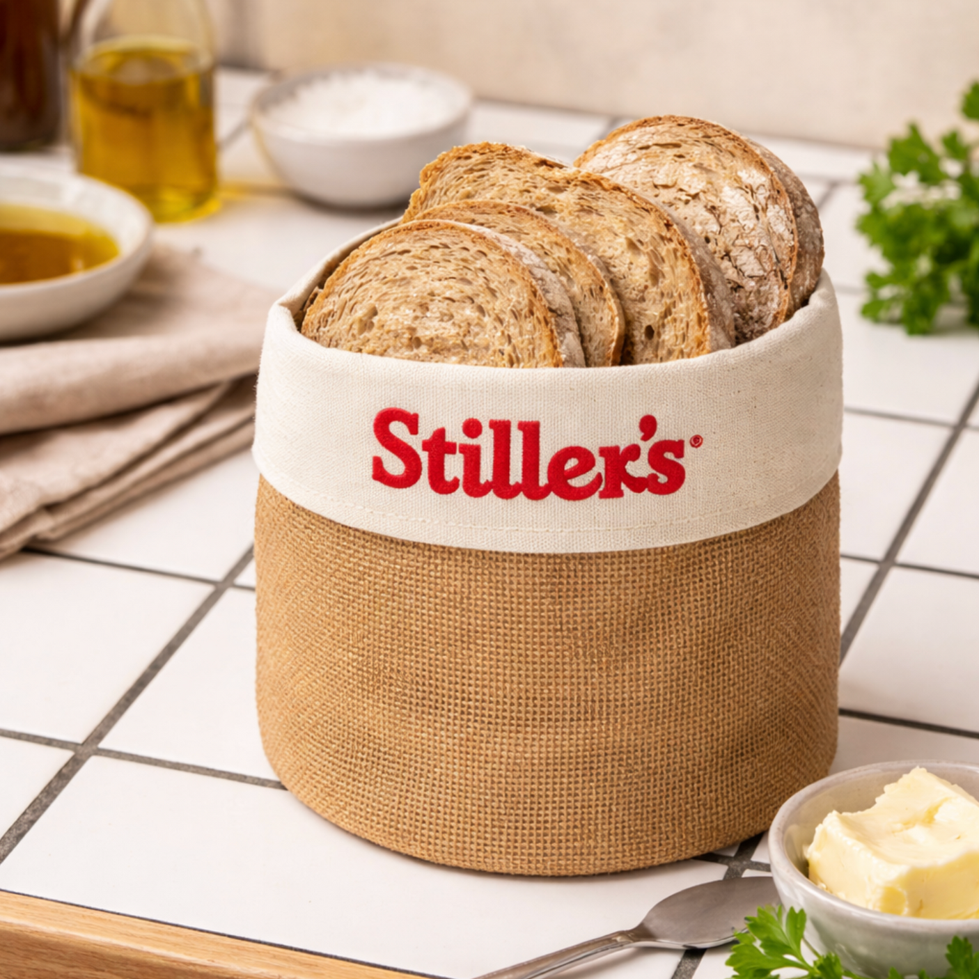 Corbeille Jute Personnalisable