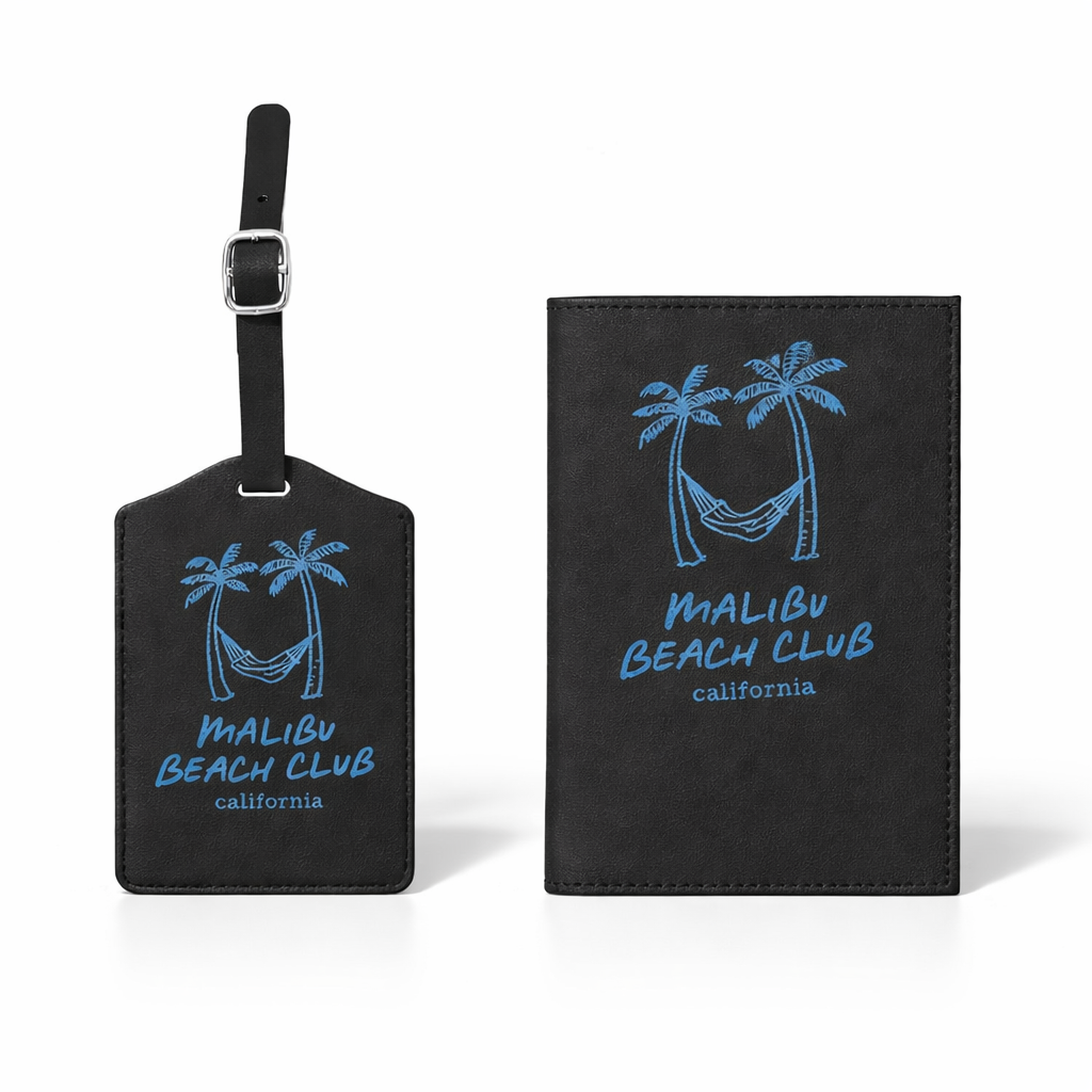 Kit Voyage Passeport Simili-cuir Personnalisable