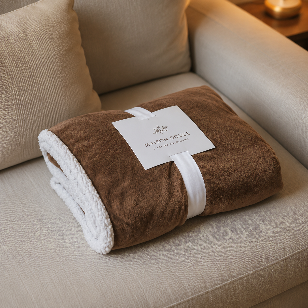 Plaid Sherpa 380g Personnalisable