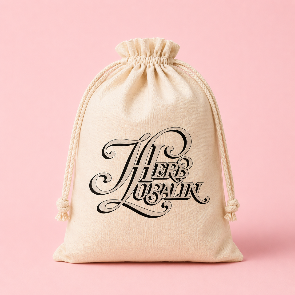 Sac Coton Cordon 30x45cm Personnalisable