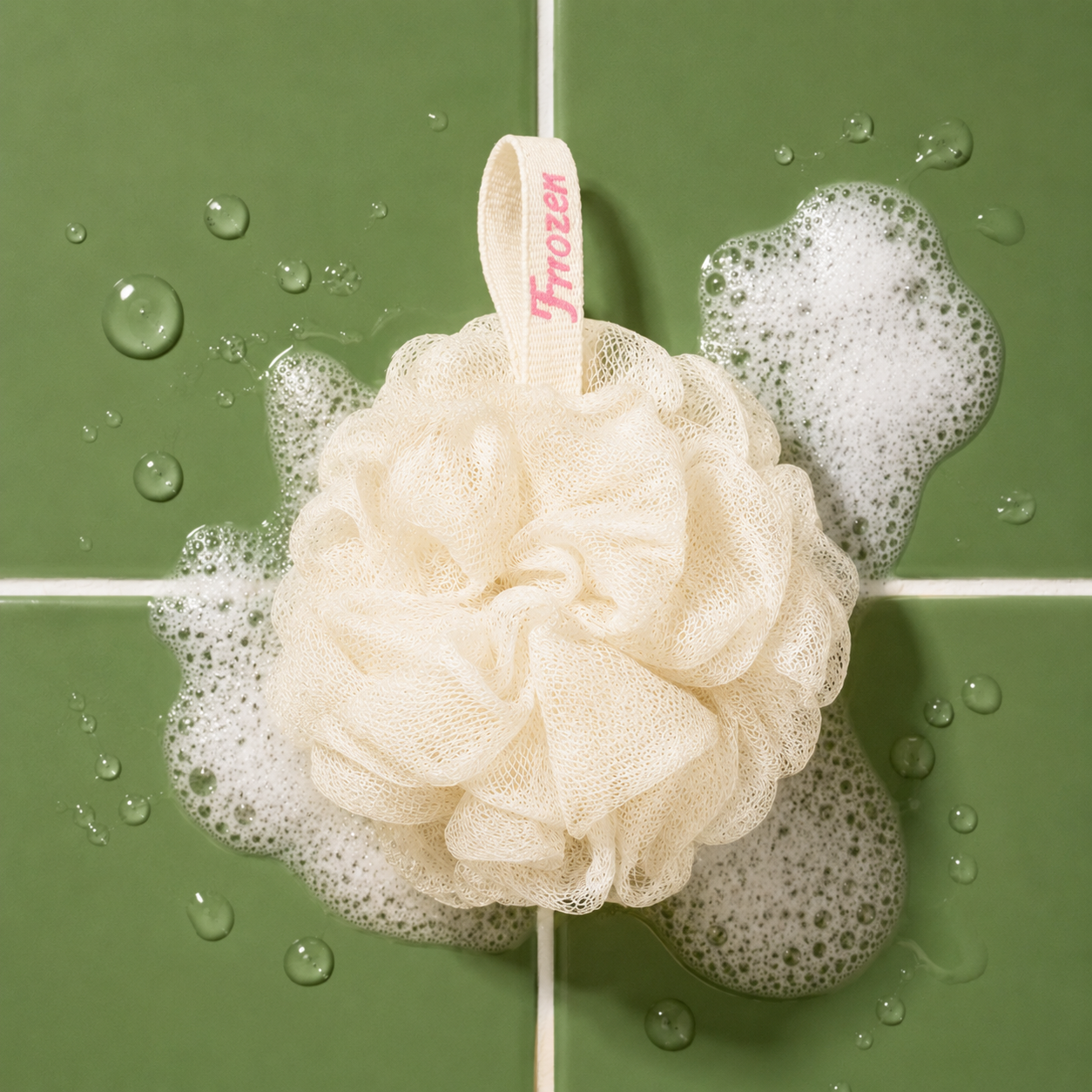 Éponge de Bain - Fibre PE Personnalisable