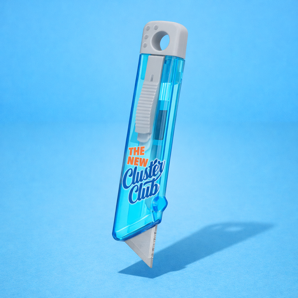 Cutter Rétractable Plastique Personnalisable
