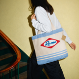 Tote Bag Coton Recyclé Rayures Personnalisable