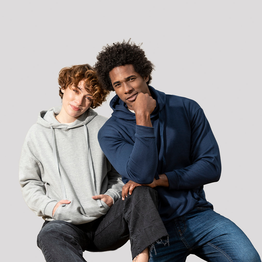 Sweat à Capuche Coton Bio Plastique Recyclé Personnalisable