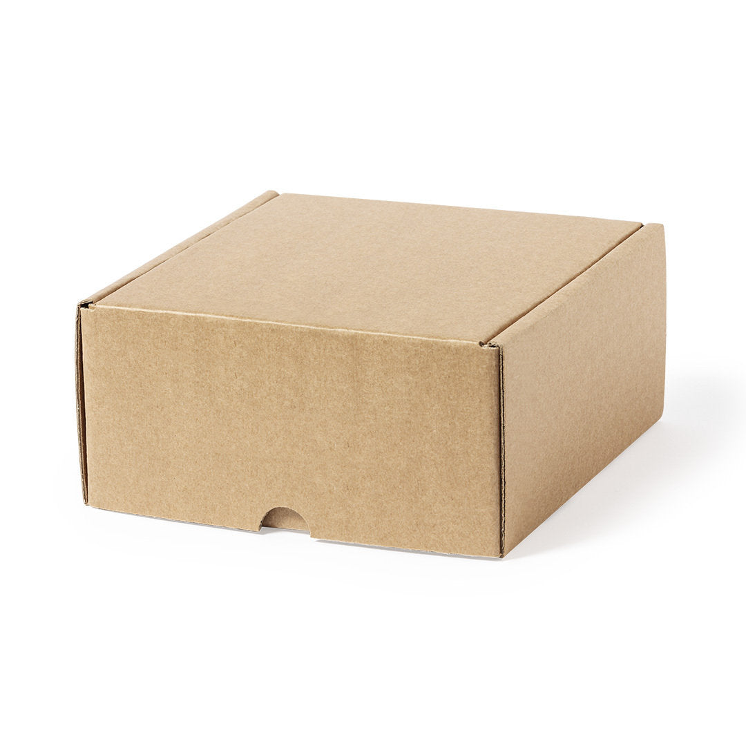 Coffret Cadeau Kraft 16x15cm Carton Recyclé Personnalisable