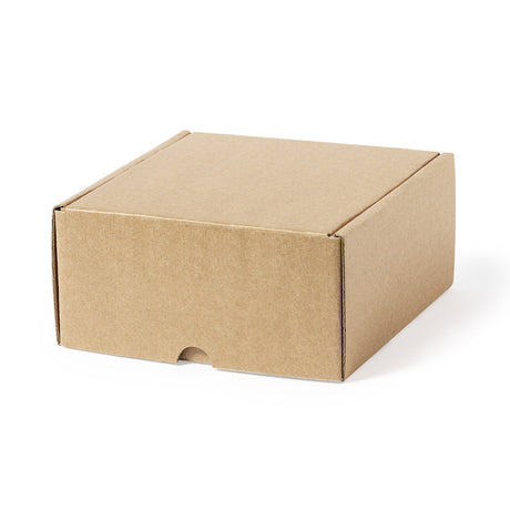Coffret Cadeau Kraft 16x15cm Carton Recyclé Personnalisable
