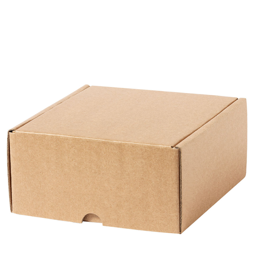 Coffret Cadeau Kraft 16x15cm Carton Recyclé Personnalisable