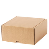 Coffret Cadeau Kraft 16x15cm Carton Recyclé Personnalisable