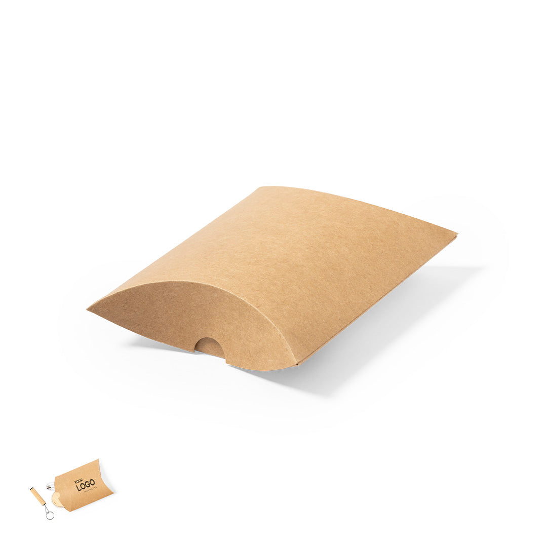 Coffret Cadeau Kraft 15x13cm Carton Recyclé Personnalisable