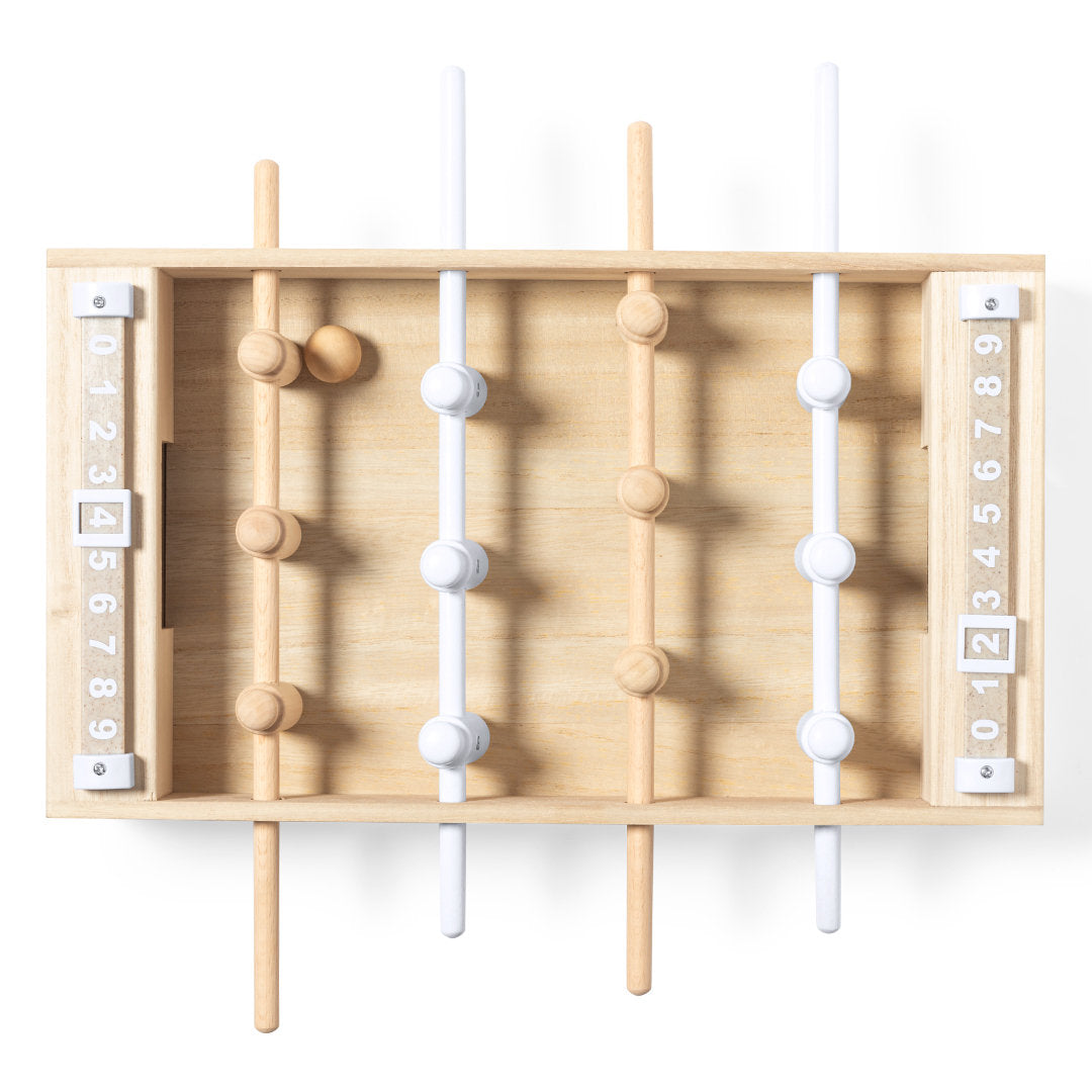 Mini Baby-Foot Bois Paille de Blé Personnalisable