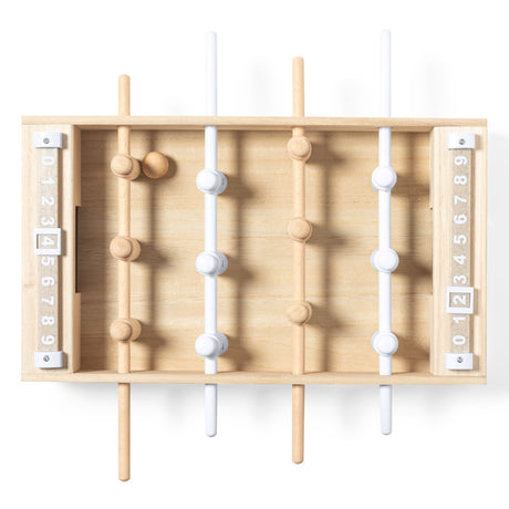 Mini Baby-Foot Bois Paille de Blé Personnalisable