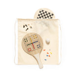 Raquette de Plage Bois 3 Jeux Paille de Blé Personnalisable