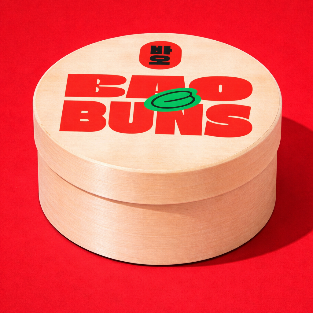 Boîte Ronde Bois Naturel - avec Couvercle Personnalisable