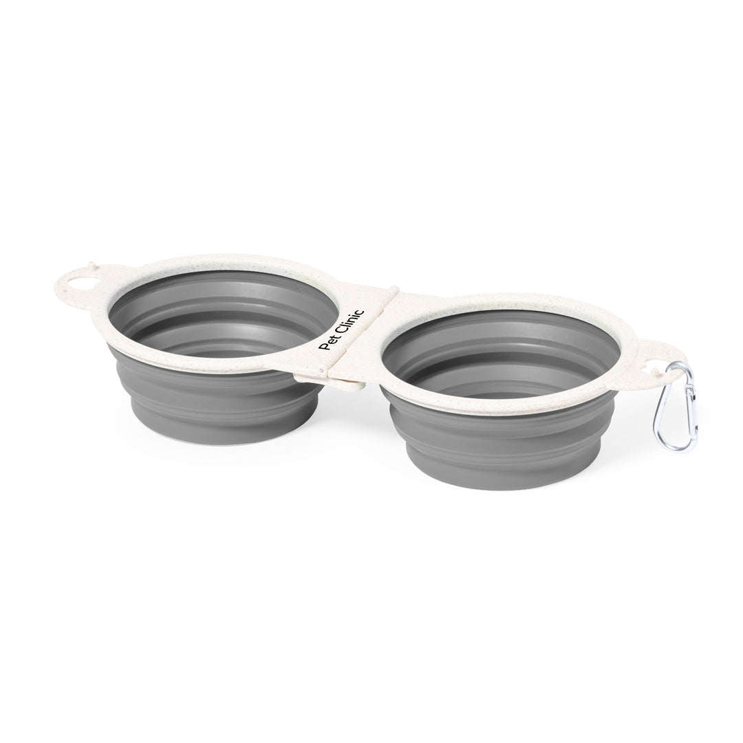Gamelle Pliable Paille de 2 Compartiments Personnalisable