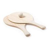 Raquette de Plage Paille de Blé Personnalisable