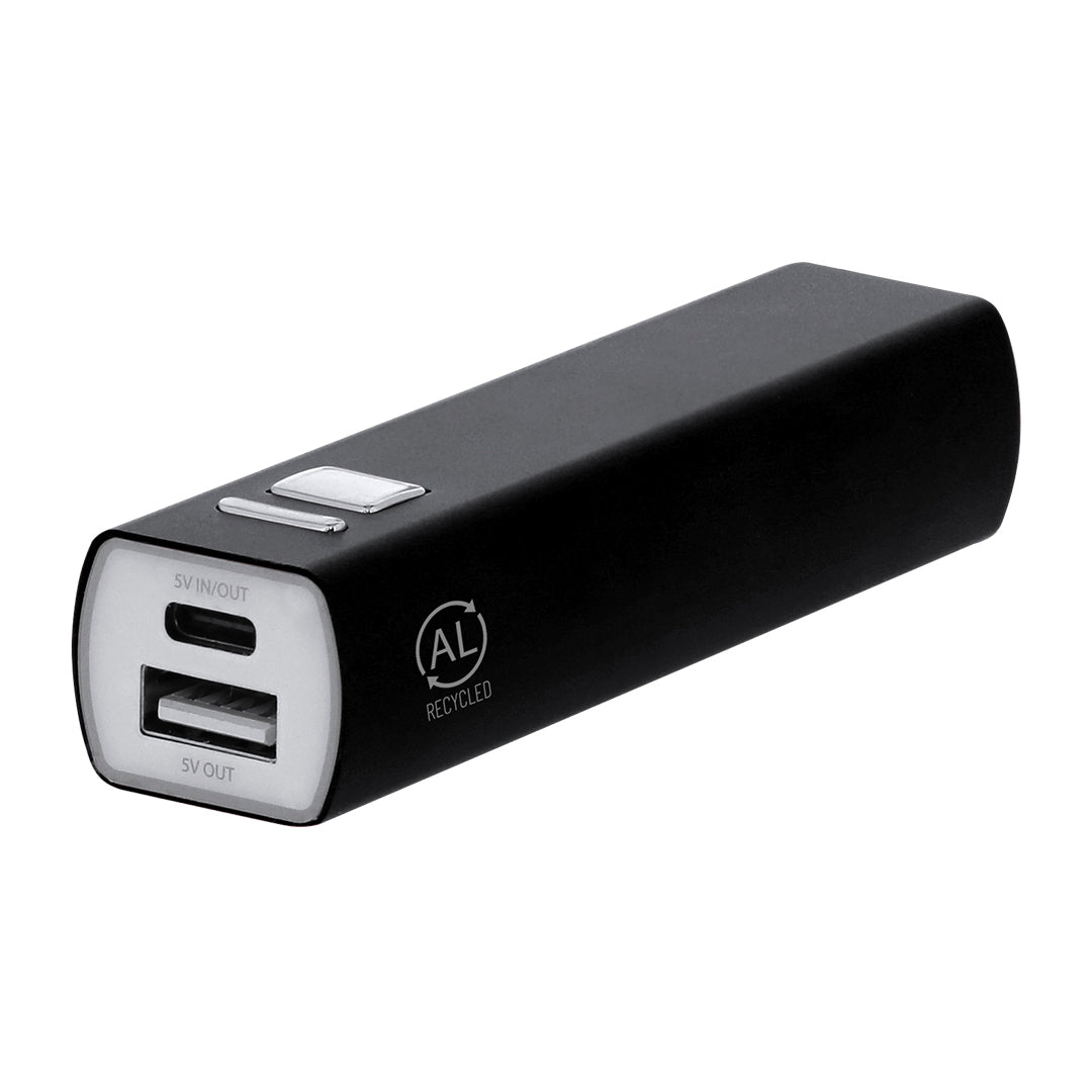 Batterie Externe en Aluminium 2 600 mAh Personnalisable