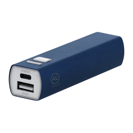 Batterie Externe en Aluminium 2 600 mAh Personnalisable