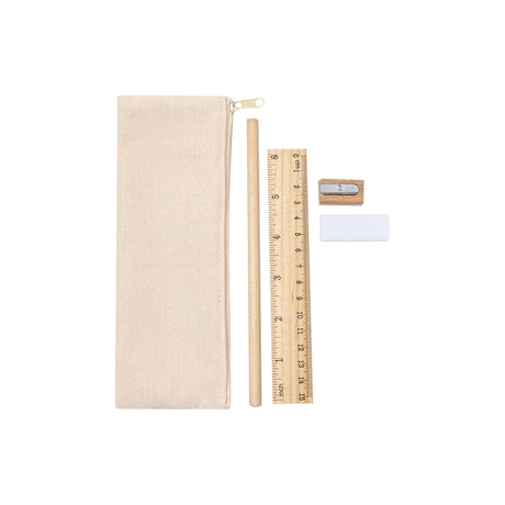 Trousse Kit Écriture 4 Pièces Coton Personnalisable