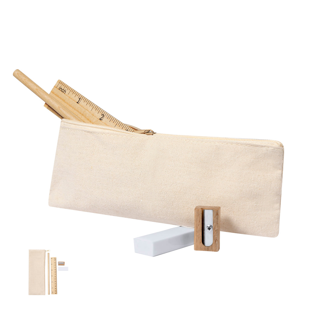 Trousse Kit Écriture 4 Pièces Coton Personnalisable