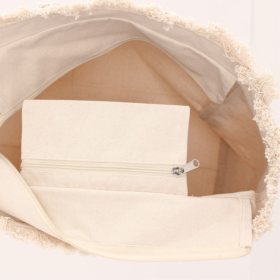 Tote Bag Coton Franges Personnalisable