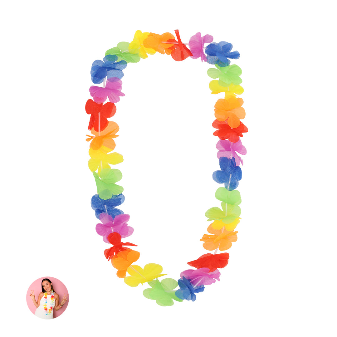 Collier Hawaïen Polyester Personnalisable