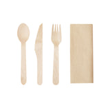 Set Couverts Bois 4 Pièces Personnalisable