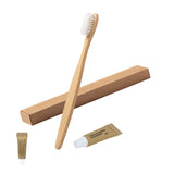 Set Brosse à Dents Bambou - avec Dentifrice Personnalisable