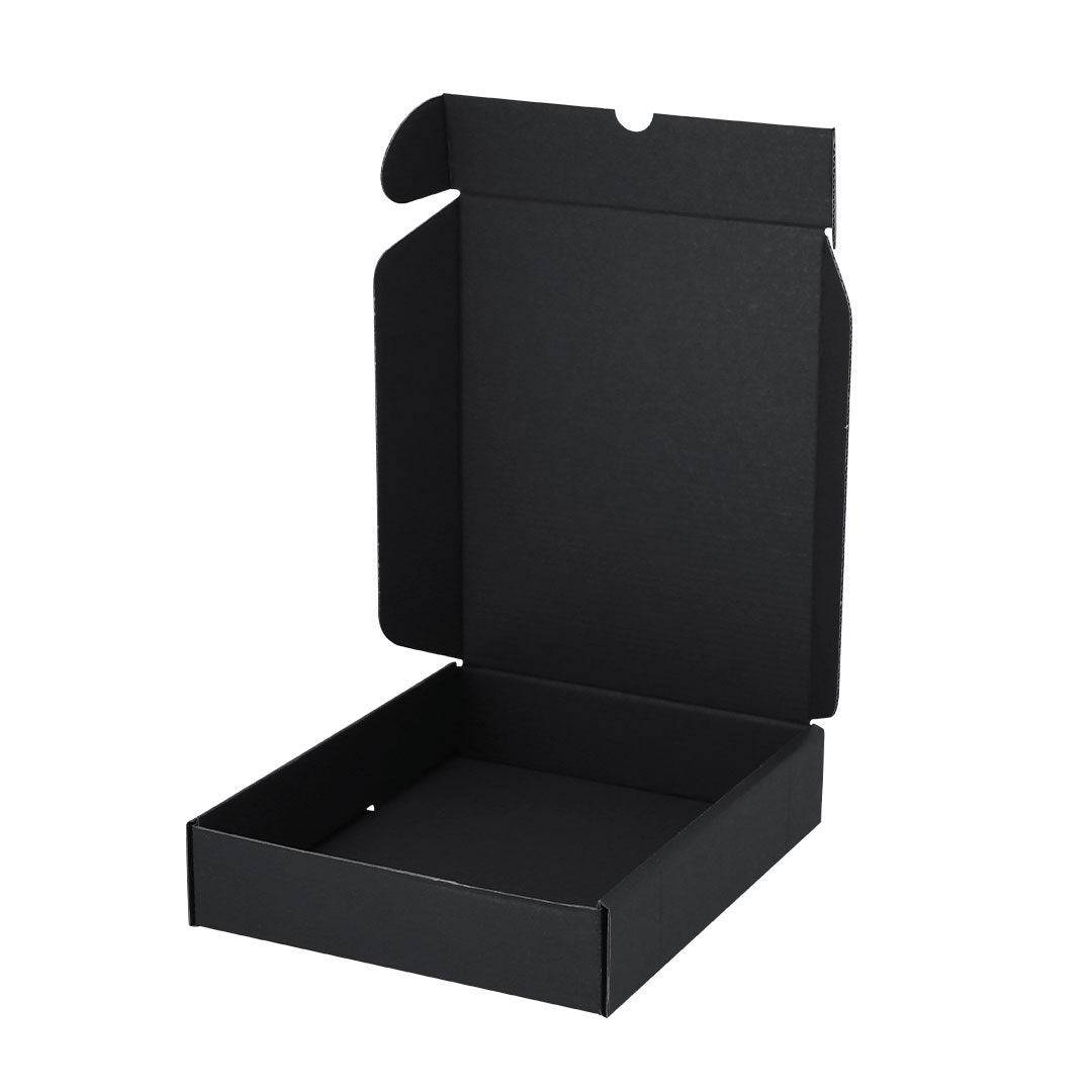 Coffret Cadeau Noir 21x25cm Carton Recyclé Personnalisable