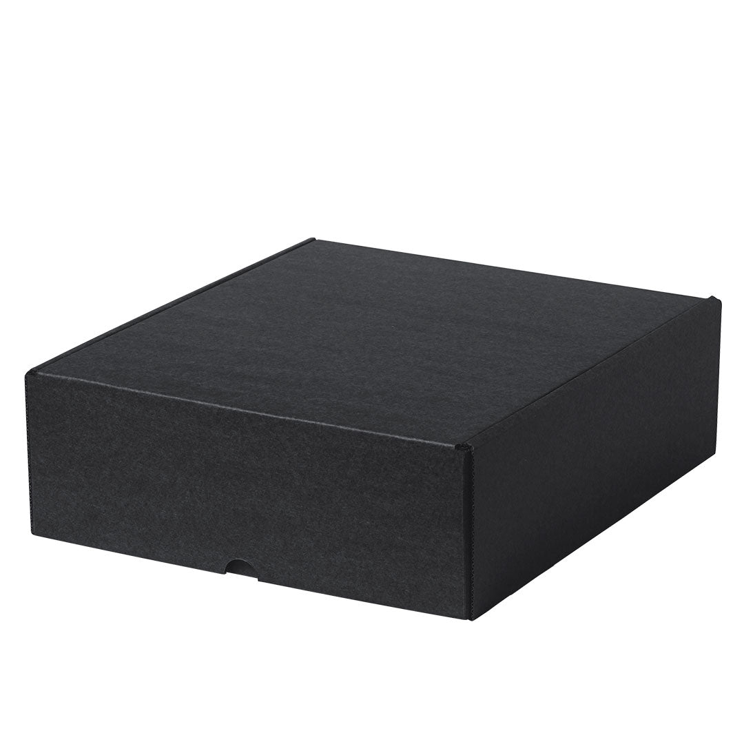 Coffret Cadeau Noir 27x30cm Carton Recyclé Personnalisable
