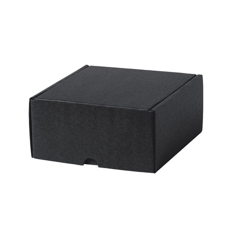 Coffret Cadeau Noir 16x15cm Carton Recyclé Personnalisable